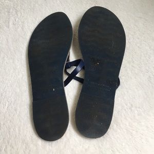 Old Navy Shoes - old navy blue t strap sandals Old Navy Shoes - old navy blue t strap sandals